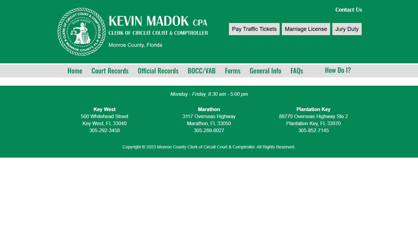 Key West Clerk of Courts - monroe-clerk.com